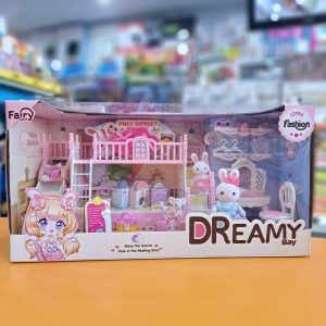 خانه عروسکی خرگوش‌ها مدل اتاق خواب کد 6638
