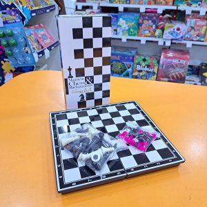 بازی فکری شطرنج و تخته نرد آهنربایی کیش و مات