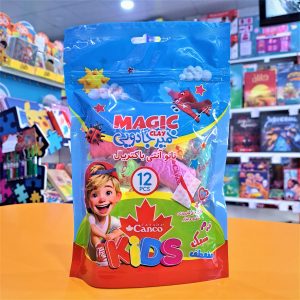 خمیر بازی ۱۲ رنگ زیپ‌کیپ کنکو سری Magic clay