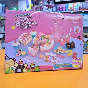 کیک تولد موزیکال 82 تیکه سنسور دار چراغدار کد 889/150