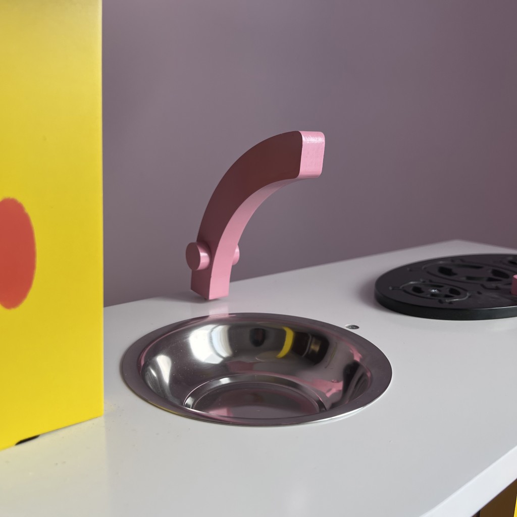 آشپزخانه چوبی کودک طرح زرافه - تصویر 2