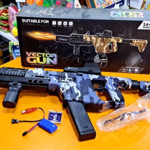 تفنگ مسلسل طرح وکتور VECTOR تیرژله ای شارژی رگباری آیتم 931